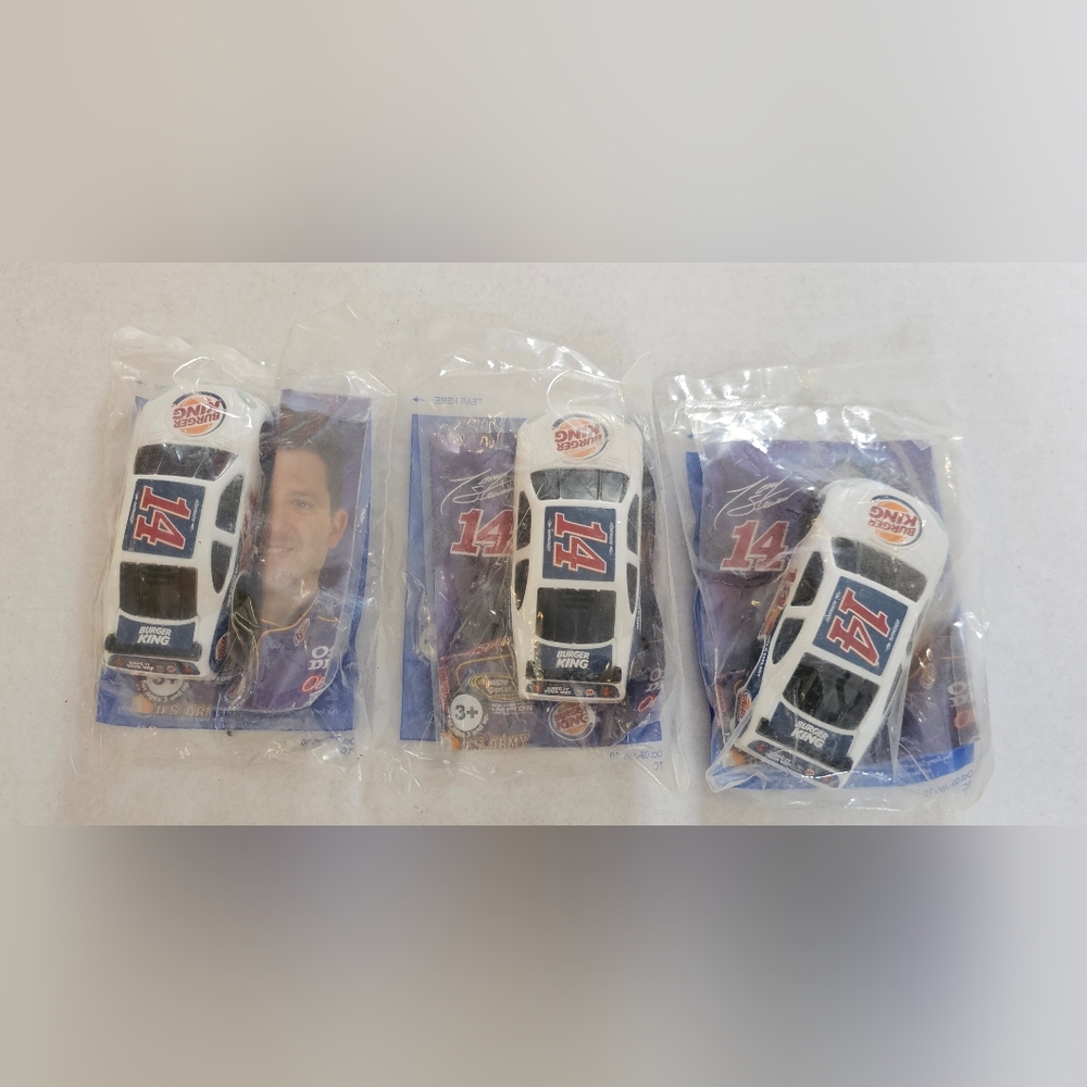 Tony Stewart Burger King Toy Set Of 3